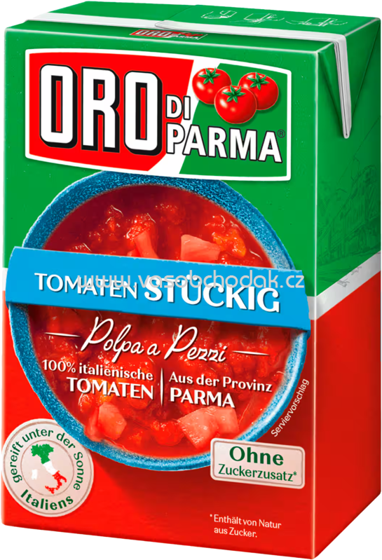 Oro di Parma Tomaten Stückig, 250g