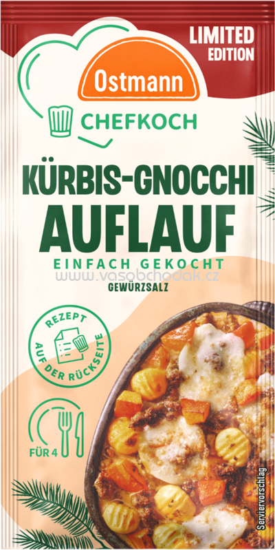 Ostmann Chefkoch Kürbis-Gnocchi Auflauf, 17g