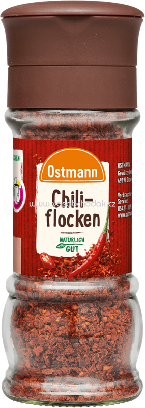 Ostmann Chiliflocken, Glas, 45g