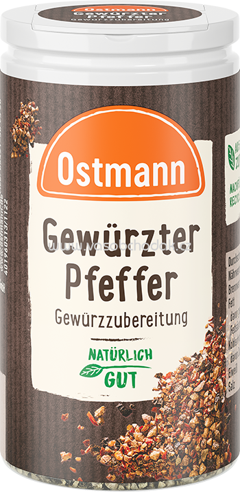 Ostmann Gewürzter Pfeffer Gewürzzubereitung, 40g