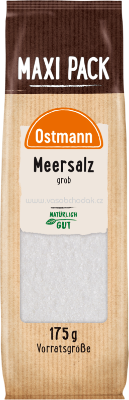 Ostmann Meersalz, grob, 175g