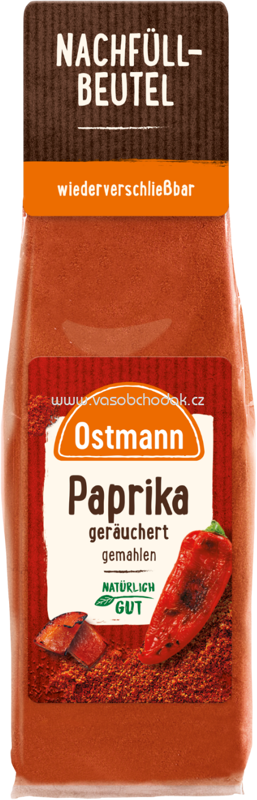 Ostmann Paprika, geräuchert, Beutel, 50g