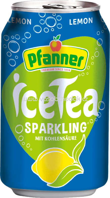 Pfanner Eistee Sparkling Zitrone, 24x330 ml