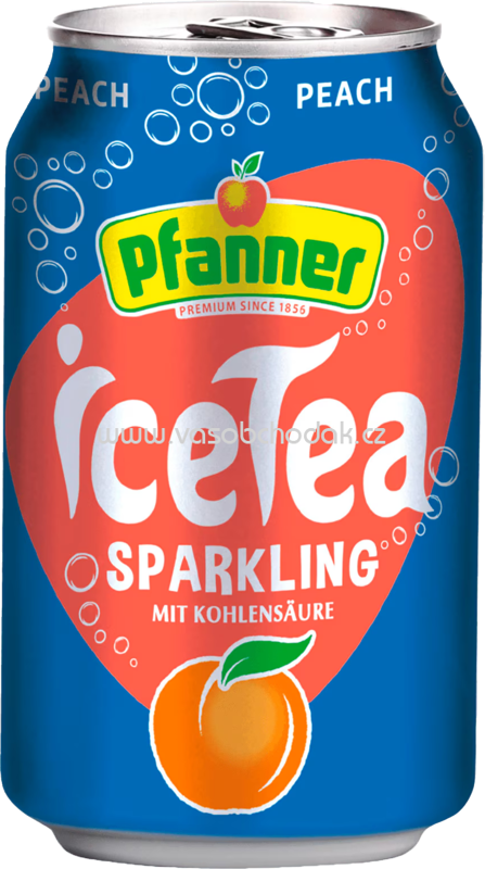 Pfanner Eistee Sparkling Pfirsich, 24x330 ml