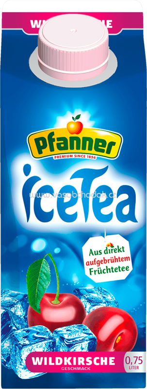 Pfanner Eistee Wildkirsche, 8x750 ml Pfanner Eistee Wildkirsche, 8x750 ml