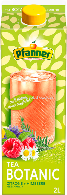 Pfanner Tea Botanic Zitrone-Himbeere, 2l Pfanner Tea Botanic Zitrone-Himbeere, 2l