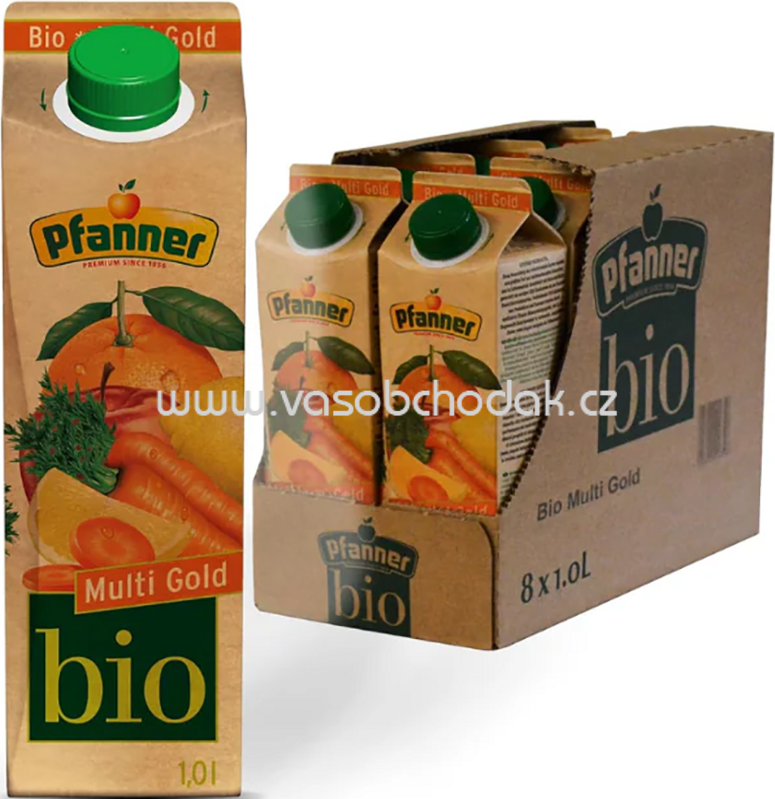 Pfanner Bio Multi Gold, 8x1l Pfanner Bio Multi Gold, 8x1l