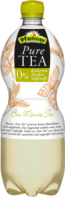 Pfanner Pure Tea Bio Minze Tee, 6x1l