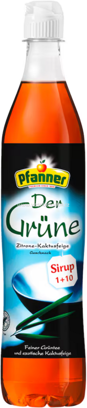 Pfanner Sirup Der Grüne Zitrone-Kaktus, 700 ml