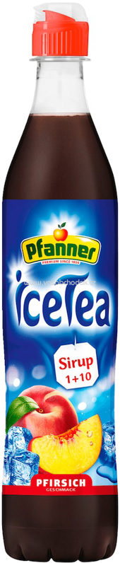 Pfanner Sirup Eistee Pfirsich, 700 ml
