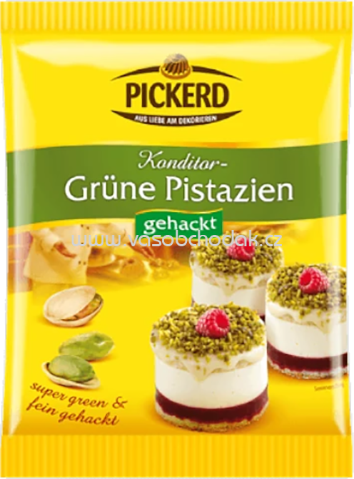Pickerd Grüne Pistazien gehackt, 25g Pickerd Grüne Pistazien gehackt, 25g