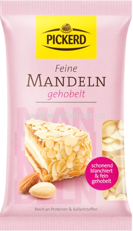 Pickerd Feine Mandeln gehobelt, 100g Pickerd Feine Mandeln gehobelt, 100g