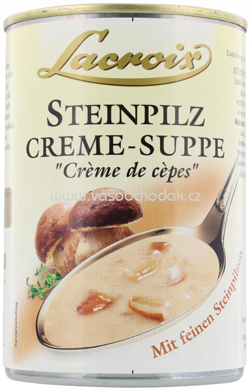 Lacroix Steinpilz Creme-Suppe Crème de cèpes 400 ml Lacroix Steinpilz Creme-Suppe Crème de cèpes 400 ml