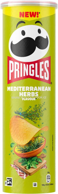Pringles Mediterranean Herbs, 185g