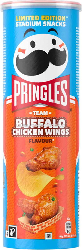 Pringles Stadium Snacks Team Buffalo Chicken Wings, 165g