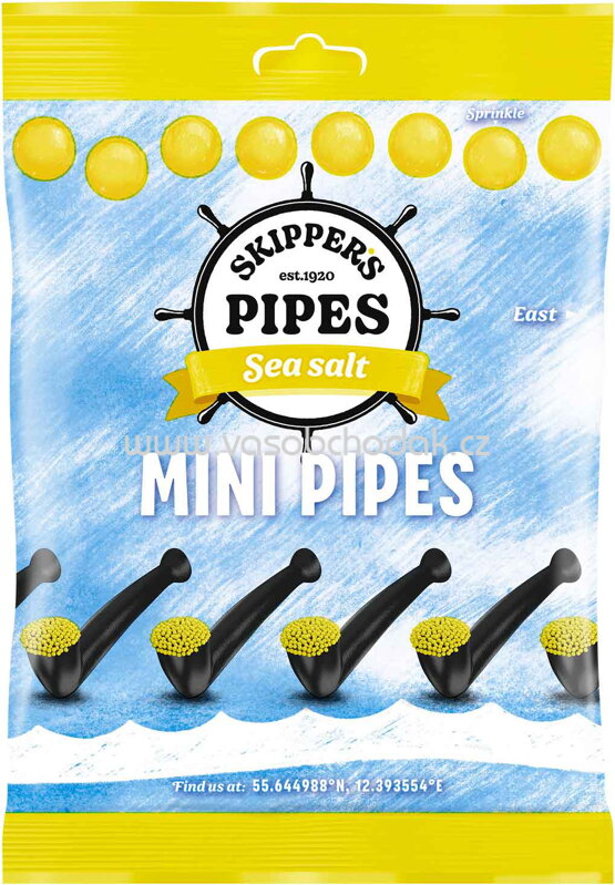 Red Band Skipper's Pipes Seasalt Mini, 192g Red Band Skipper's Pipes Seasalt Mini, 192g