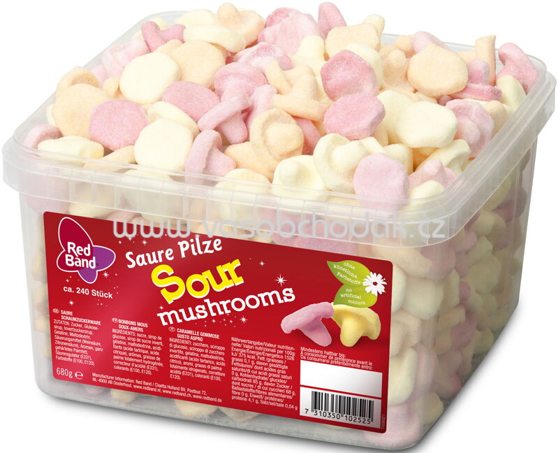 Red Band Saure Pilze, Dose, 240 St, 680g Red Band Saure Pilze, Dose, 240 St, 680g