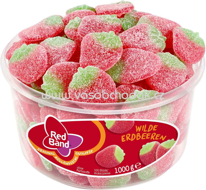 Red Band Wilde Erdbeeren, Dose, 100 St, 1 kg Red Band Wilde Erdbeeren, Dose, 100 St, 1 kg