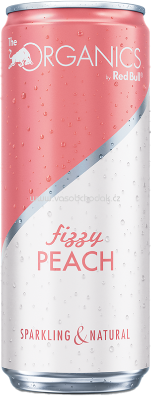 Red Bull Organics Fizzy Peach, 330 ml