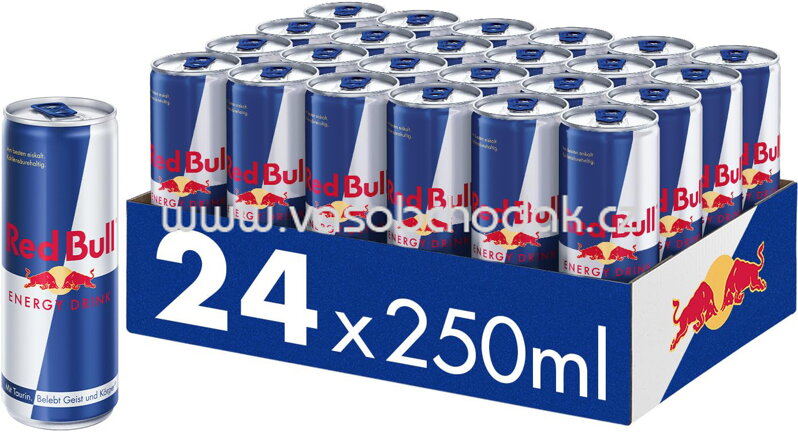 Red Bull Energy Drink, 24x250 ml Red Bull Energy Drink, 24x250 ml
