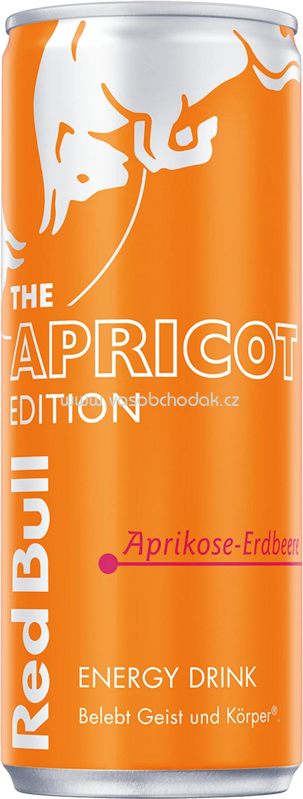 Red Bull Energy Drink The Apricot Edition Aprikose-Erdbeere, 250 ml Red Bull Energy Drink The Apricot Edition Aprikose-Erdbeere, 250 ml
