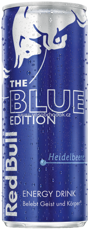 Red Bull Energy Drink The Blue Edition Heidelbeere, 250 ml