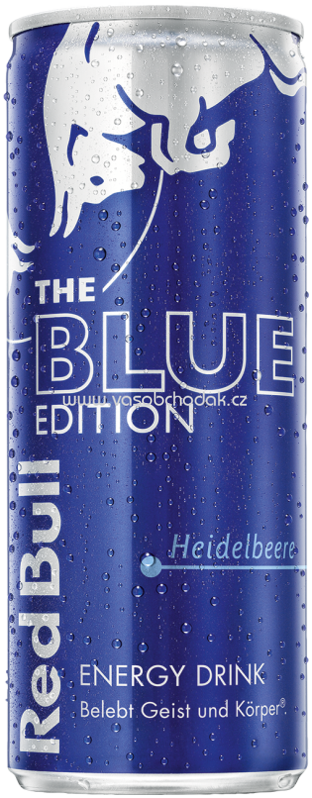 Red Bull Energy Drink The Blue Edition Heidelbeere, 250 ml