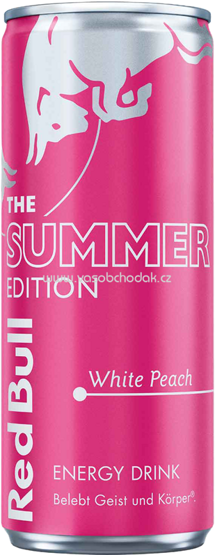 Red Bull Energy Drink Summer Edition White Peach, 250 ml Red Bull Energy Drink Summer Edition White Peach, 250 ml