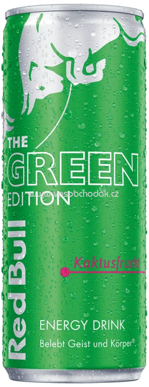 Red Bull Energy Drink The Green Edition Kaktusfrucht, 250 ml Red Bull Energy Drink The Green Edition Kaktusfrucht, 250 ml