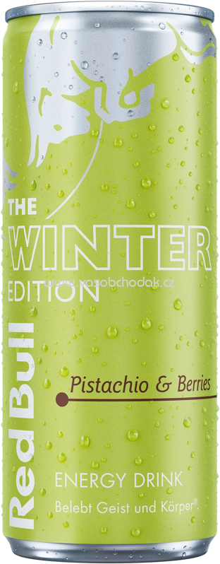 Red Bull Energy Drink The Winter Edition Pistachio & Berries, 250 ml