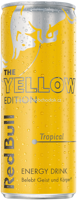 Red Bull Energy Drink The Yellow Edition Tropical, 250 ml Red Bull Energy Drink The Yellow Edition Tropical, 250 ml