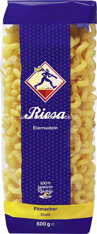 Riesa Eiernudeln Fitmacher - Drelli, 500g Riesa Eiernudeln Fitmacher - Drelli, 500g