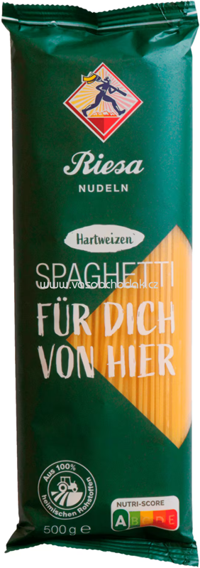 Riesa Hartweizen Nudeln - Spaghetti, 500g
