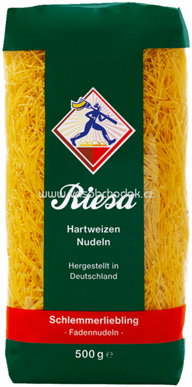 Riesa Hartweizen Nudeln - Fadennudeln, 500g Riesa Hartweizen Nudeln - Fadennudeln, 500g