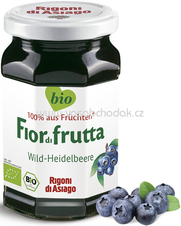 Rigoni di Asiago Fiordifrutta Wild Heidelbeere, 250g