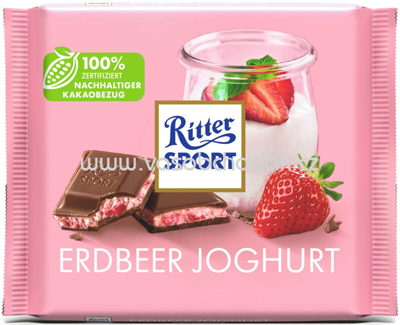 Ritter Sport Erdbeer Joghurt, 100g Ritter Sport Erdbeer Joghurt, 100g