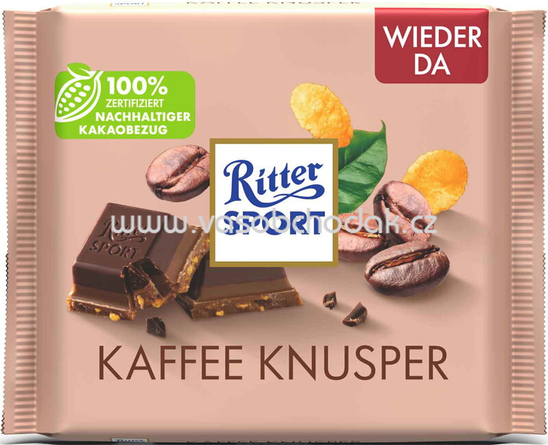 Ritter Sport Kaffee Knusper, 100g Ritter Sport Kaffee Knusper, 100g