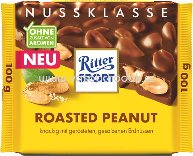 Ritter Sport Nussklasse Roasted Peanut, 100g
