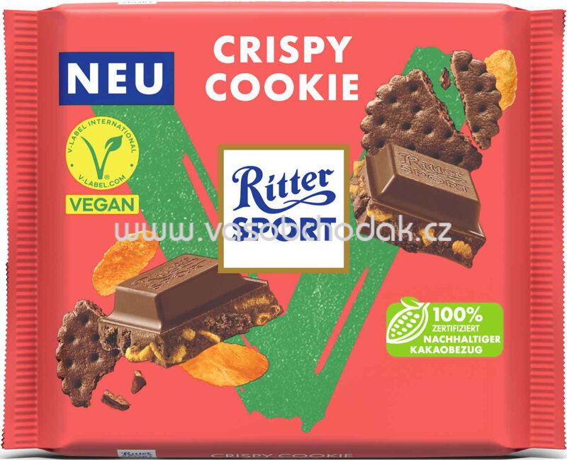 Ritter Sport Vegan Crispy Cookie, 100g