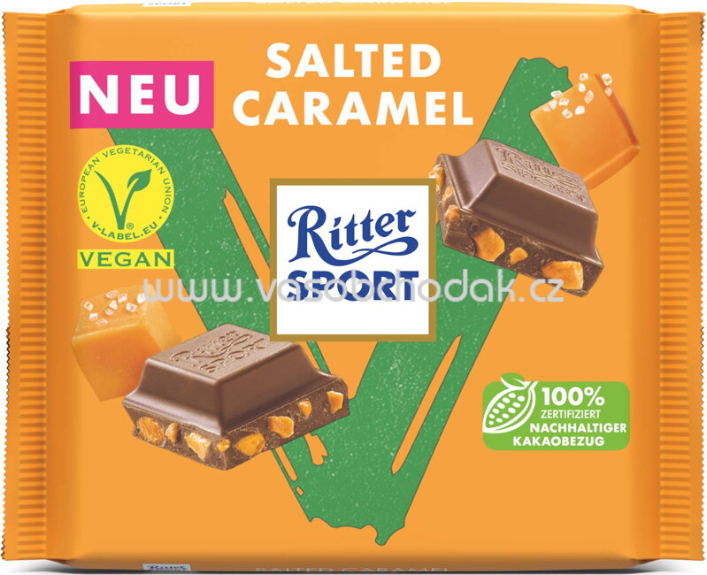 Ritter Sport Vegan Salted Caramel, 100g Ritter Sport Vegan Salted Caramel, 100g