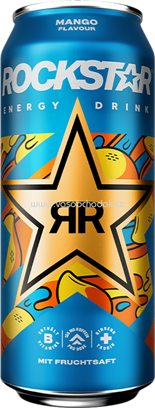 Rockstar Energy Mango, 500 ml