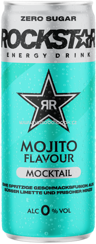 Rockstar Energy Mocktail Mojito Zero Sugar, 330 ml