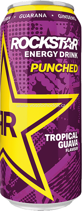 Rockstar Energy Punched Tropical Guava, 500 ml