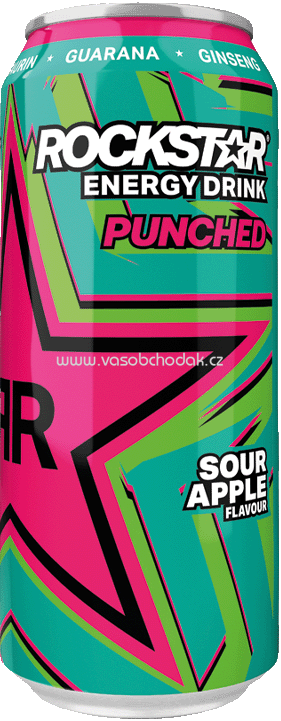 Rockstar Energy Punched Sour Apple, 500 ml