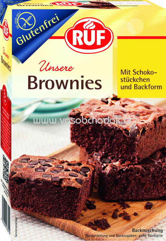 RUF Backmischung Brownies, glutenfrei, 420g RUF Backmischung Brownies, glutenfrei, 420g
