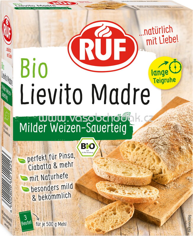RUF Bio Lievito Madre, 3 St, 105g RUF Bio Lievito Madre, 3 St, 105g