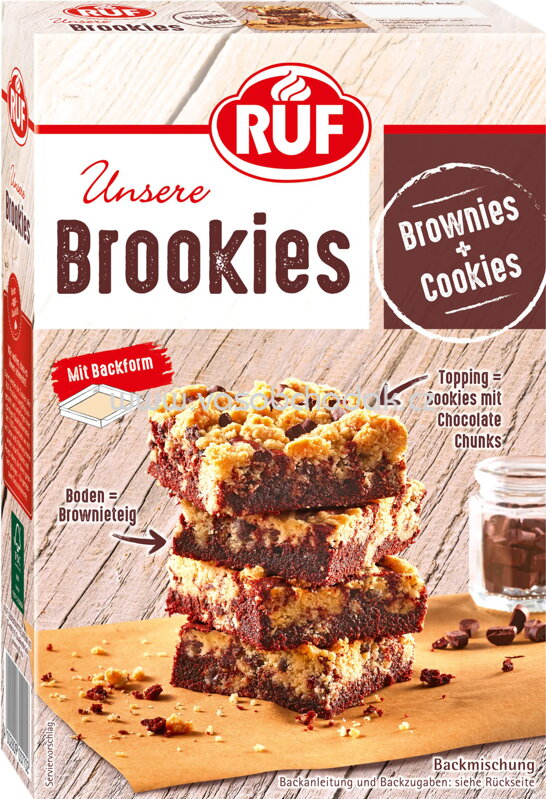 RUF Backmischung Brookies, 460g RUF Backmischung Brookies, 460g