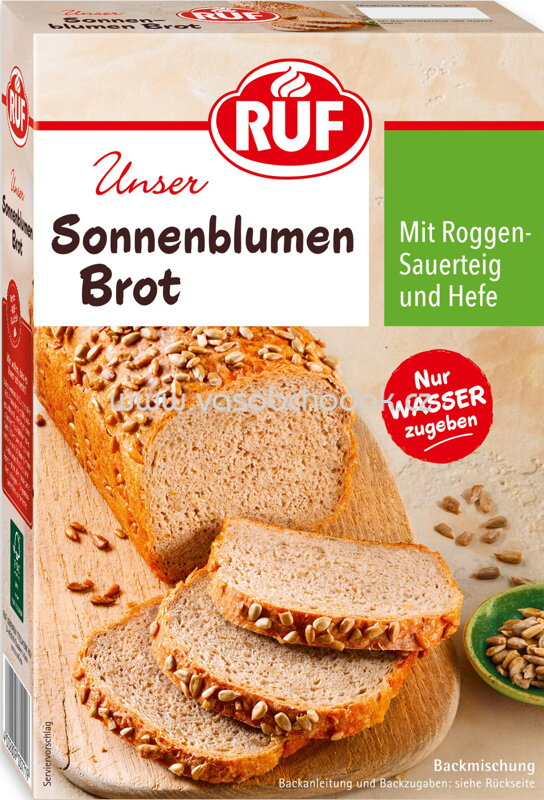 RUF Backmischung Sonnenblumen Brot, 410g RUF Backmischung Sonnenblumen Brot, 410g