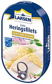 Larsen Heringsfilets in Senf Dill Creme, 200g