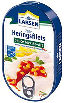 Larsen Heringsfilets Sauce Mexiko-Art, 200g